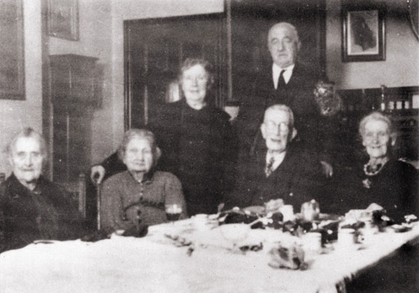 inside the old rectory in 1945