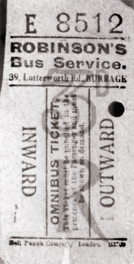 3d return ticket for the burbage to hinckley journey