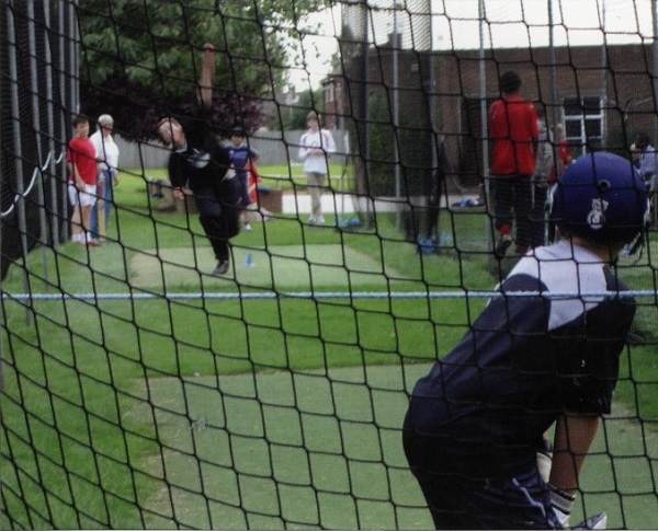More practice at the nets.