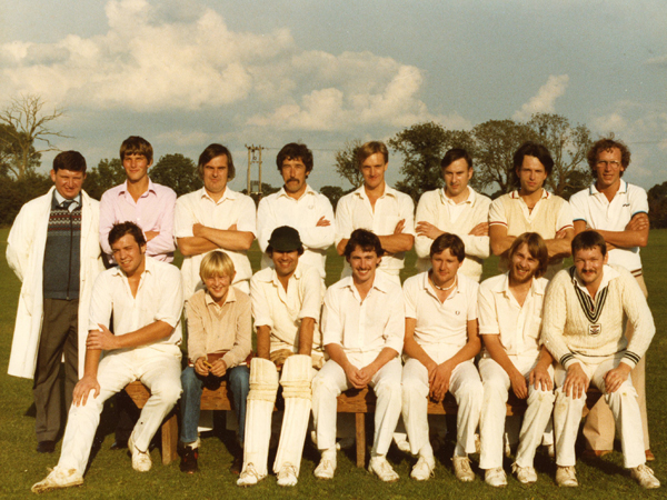 Burbage 1st team — Division II Champions 1981