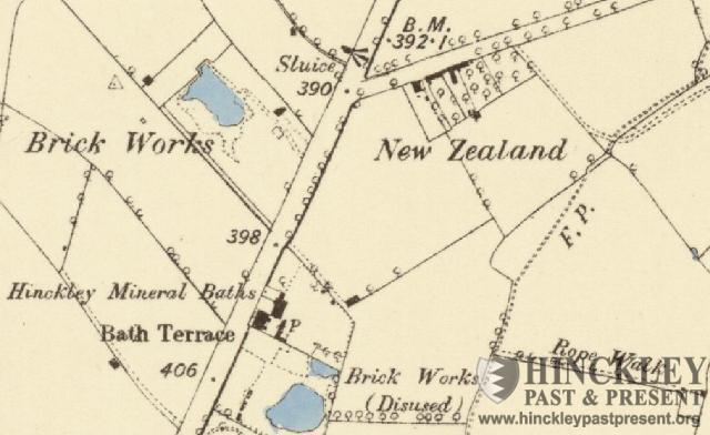 1887 map showing the Big Pit