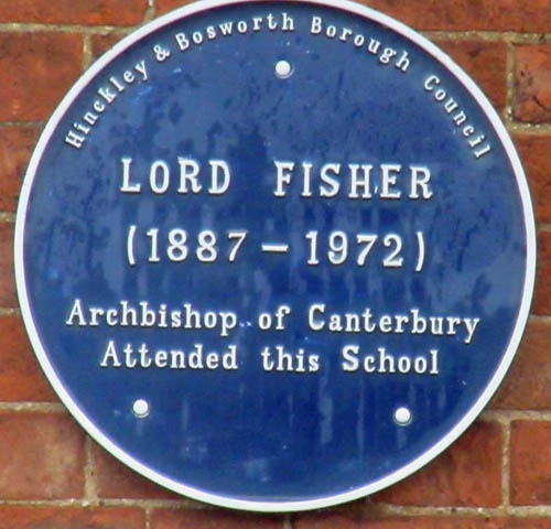 Blue Plaque for Lord Geoffrey Fisher