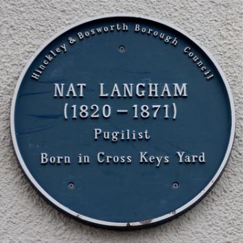 Blue Plaque for Nat Langham