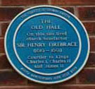 Blue Plaque for The Old Hall
