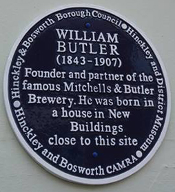 Blue Plaque for William Butler