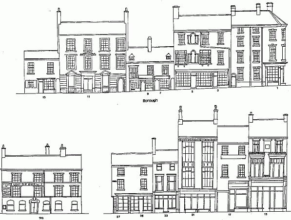 Borough facades about 1880-1900 (courtesy David Knight)