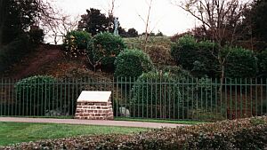 the castle mound as it now looks