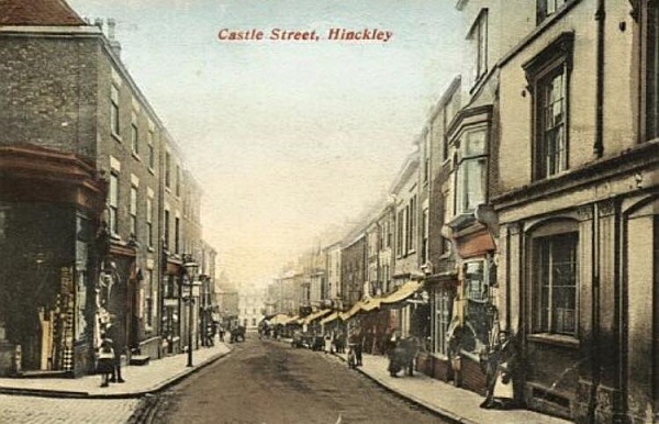 Looking towards the Market Place, about 1900.