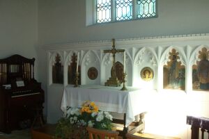 inside the ashby road cemetery