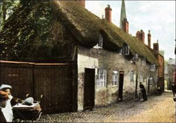 The cottages in about 1905.