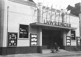 Lawrences self-service store, about 1954.