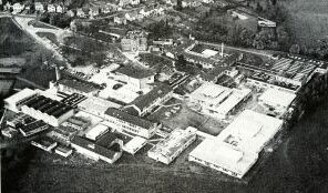 Aerial view of the John Cleveland College, about 1976