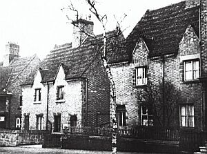 cottages on Upper Castle Street, early 20th century