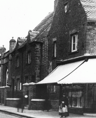 An early view of one of the cottages in New Buildings, adjacent to the old National School