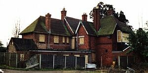 Hollycroft House just before demolition