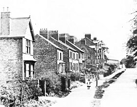 Victorian villas on Hollycroft Hill, c.1903