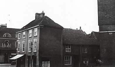 the rear of the Jolly Bacchus from Duke's Lane