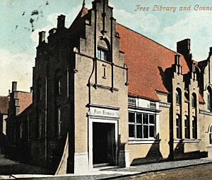 Library, about 1905