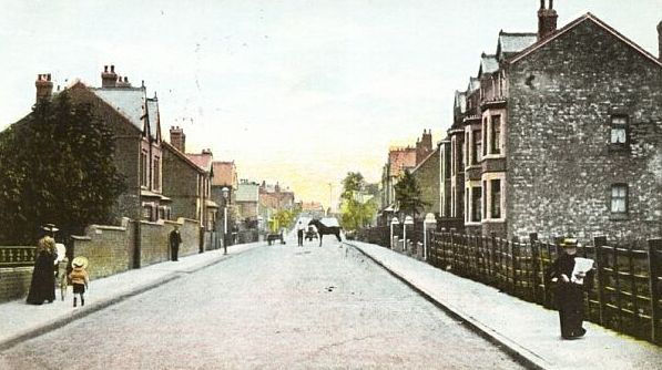 Mount Road looking towards Hill Street, c.1905