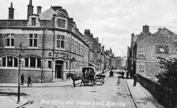 hinckely post office along station road in 1902