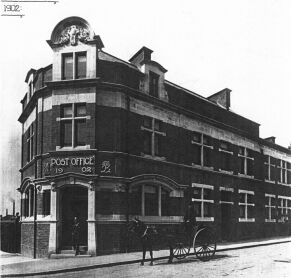 hinckely post office along station road in 1902