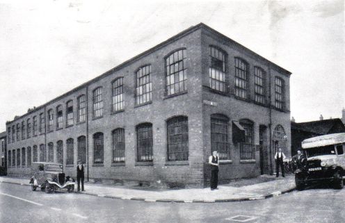 Manchester Hosiery Company works, Queens Road, in about 1940