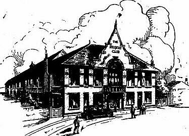 Architect's perspective of the proposed regent club building
