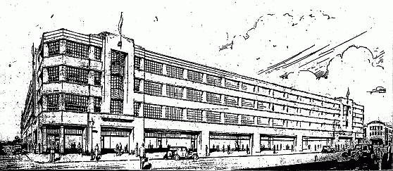 An architects perspective was published in the Hinckley Times on 2nd Feb 1932