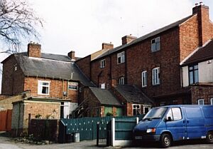 Wharf buildings behind Port House, Spring 2003