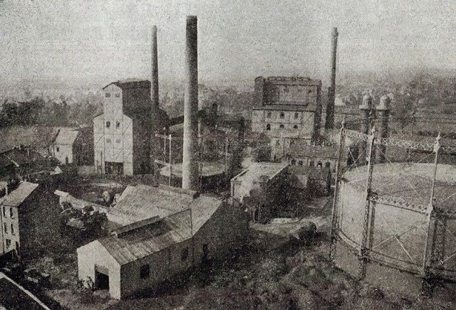 hinckley gas works in 1945