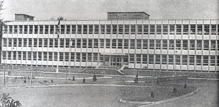 Part of the front Elevation of the council offices at Argents Mead in 1968