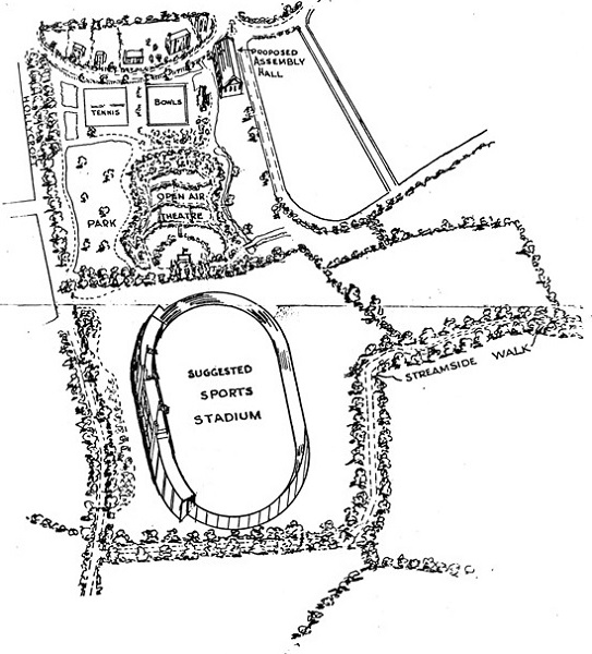 Proposed development of Hollycroft Park