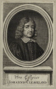 John Cleveland 17th Century English Poet