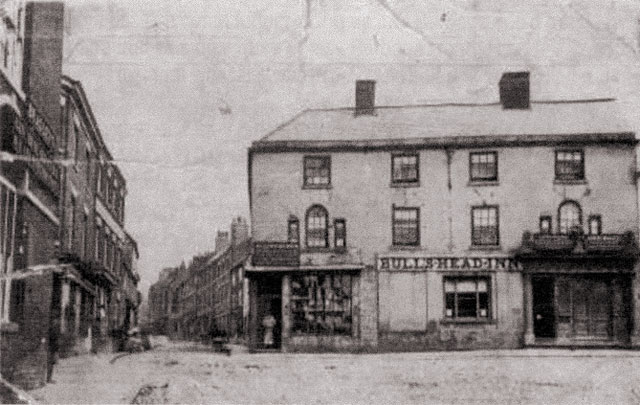 The Bulls Head at the bottom of Castle Street