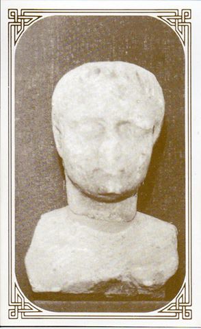 Postcard of the Hinckley Roman Bust