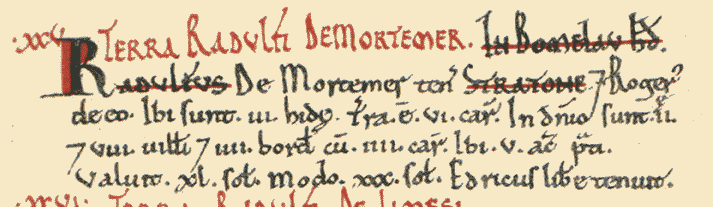 domesday book stretton baskerville