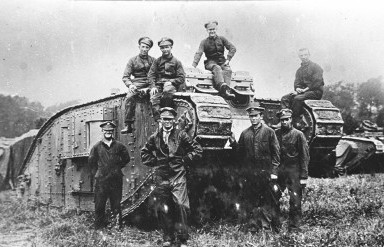 mark iv female tank and crew