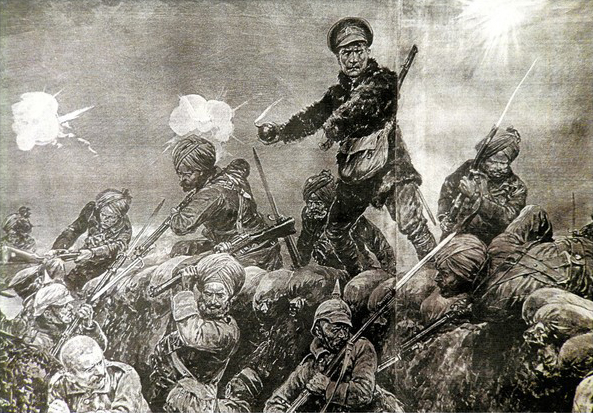 Battle of Neuve Chapelle on the Western Front during March 1915